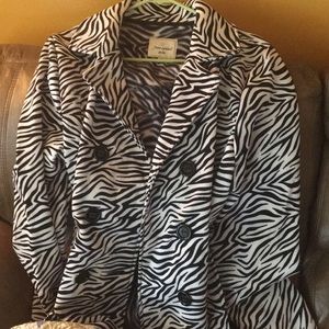 Zebra Print Coat